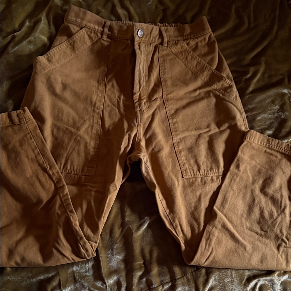 Big Bud Press Petite Pencil Pants Mustard M